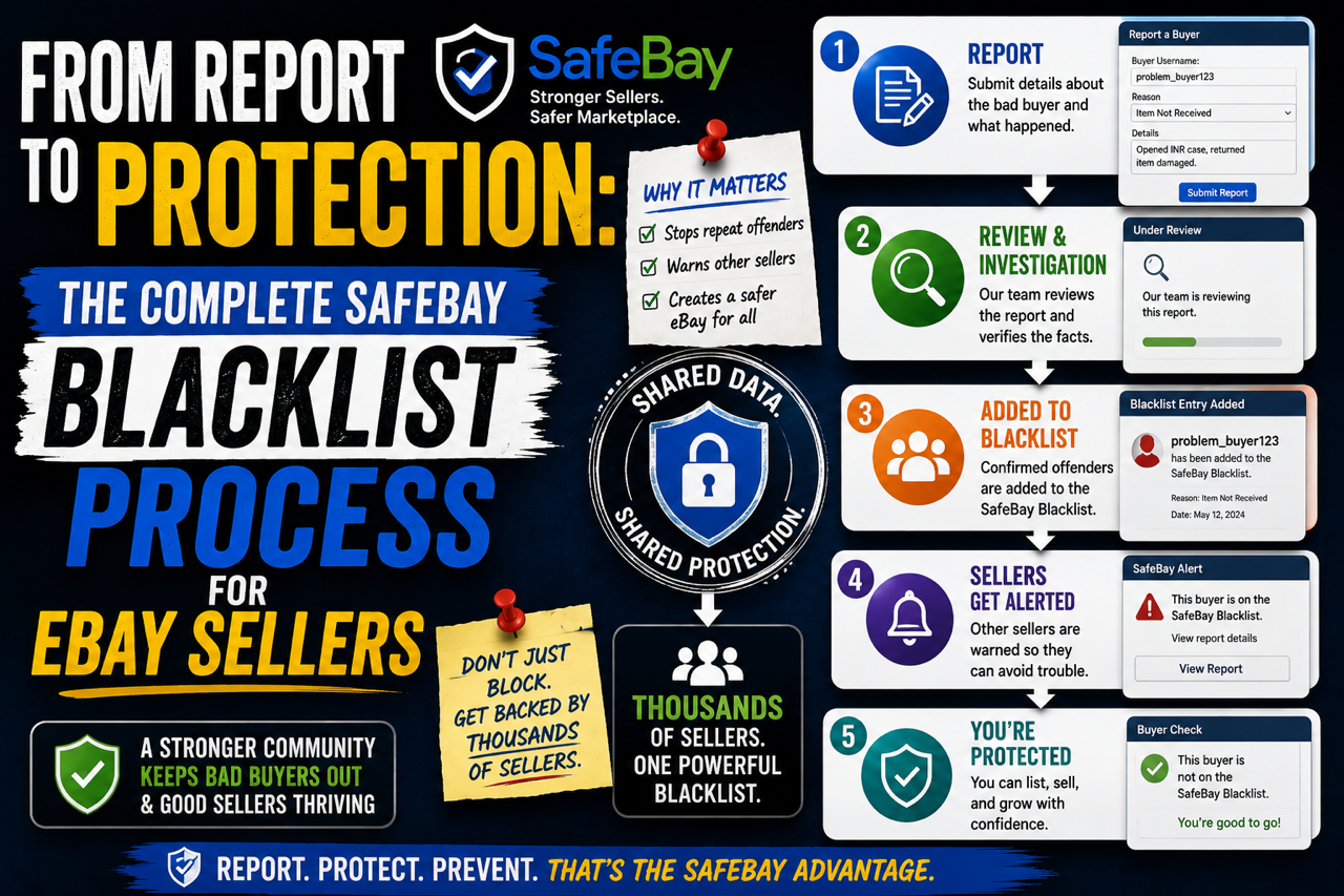 From Report to Protection: The Complete SafeBay Blacklist Process for eBay Sellers