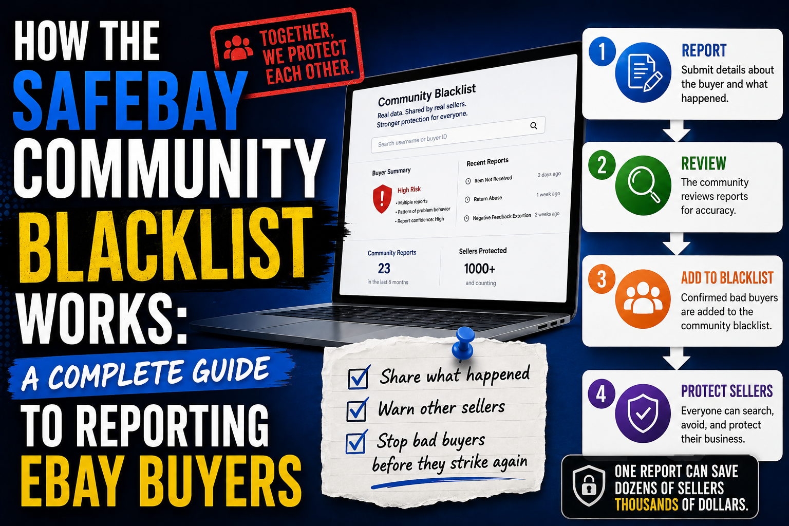 How the SafeBay Community Blacklist Works: A Complete Guide to Reporting eBay Buyers