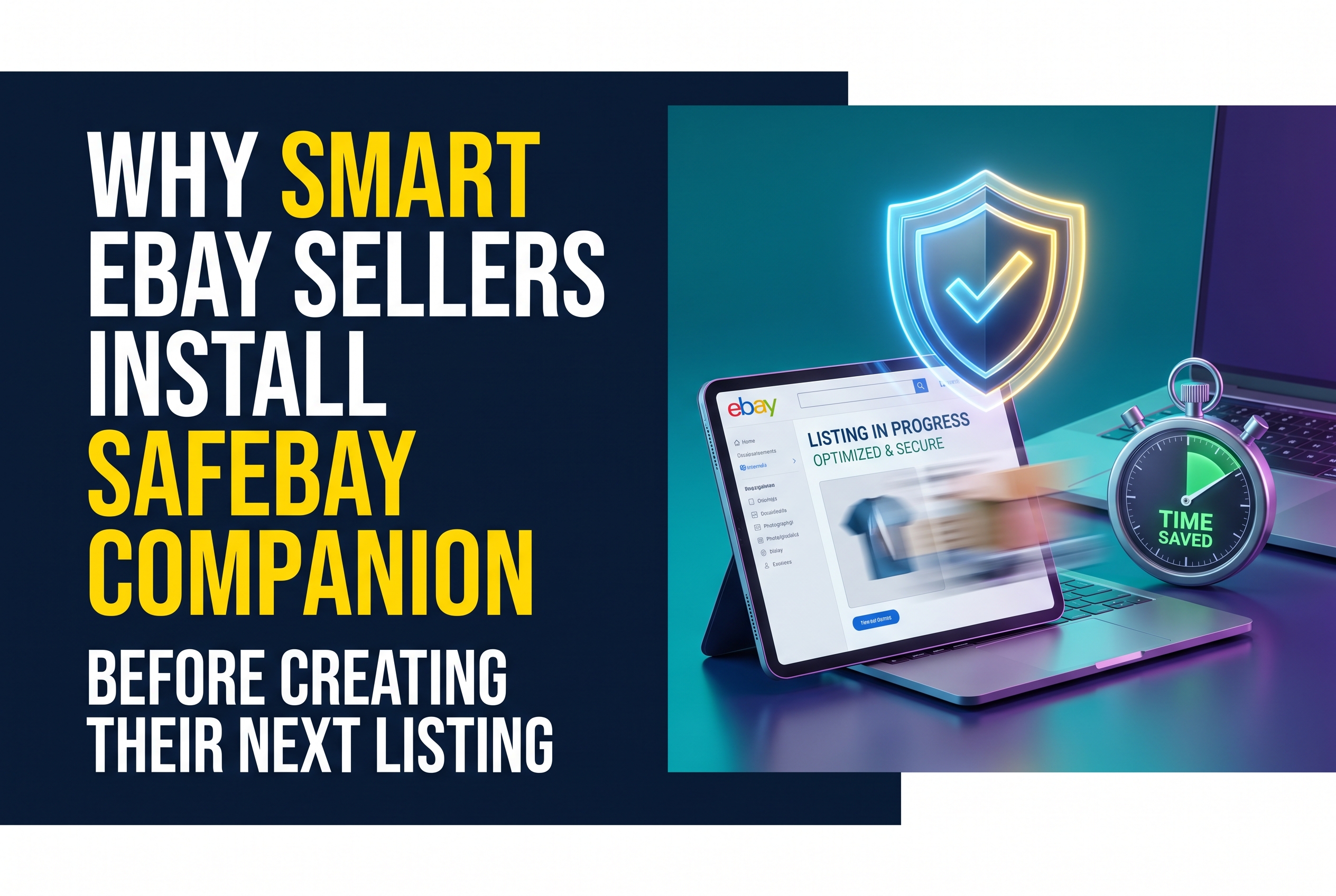 Why Smart eBay Sellers Install SafeBay Companion Before Creating Their Next Listing