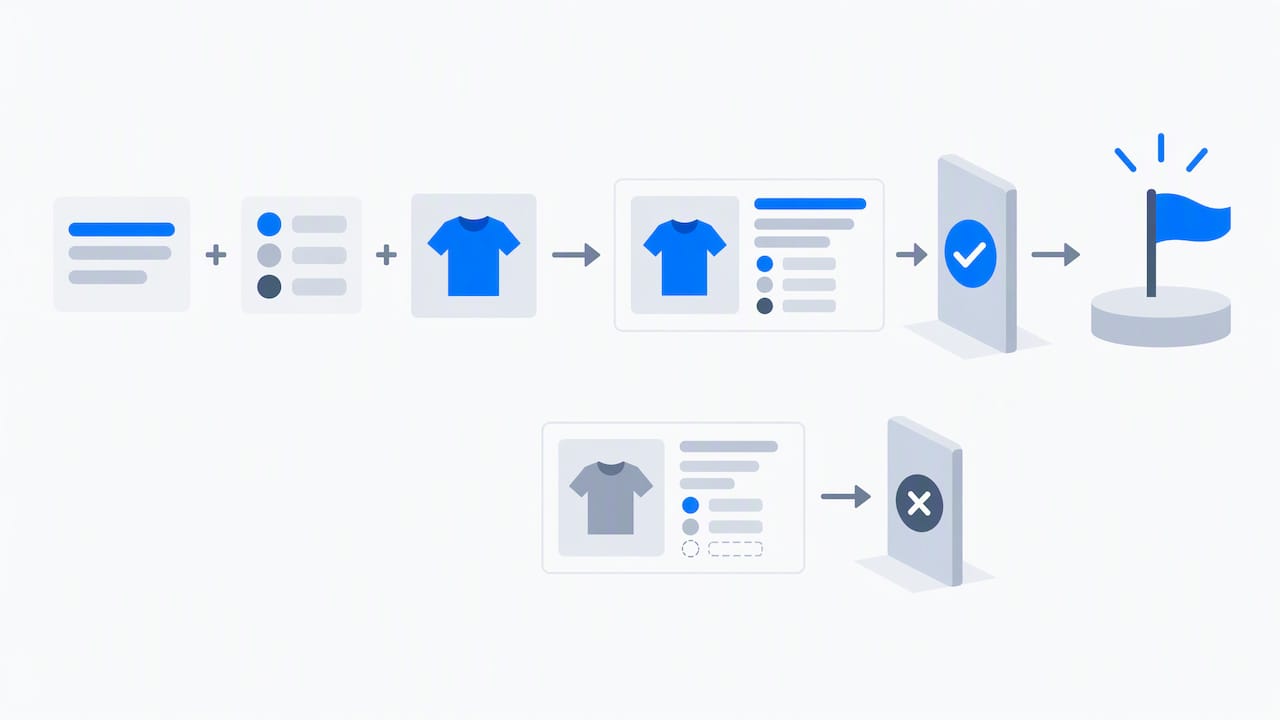 Listing details pass through an optimization step before promotion