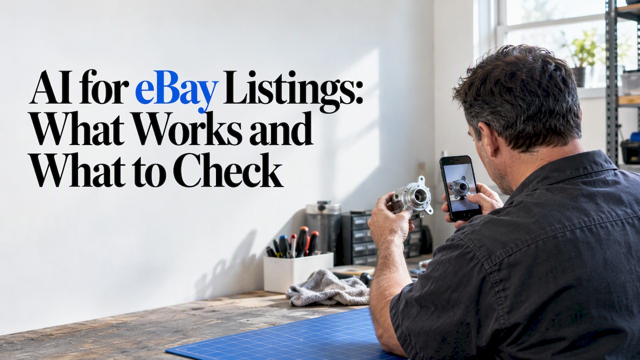AI for eBay Listings: What Works and What to Check
