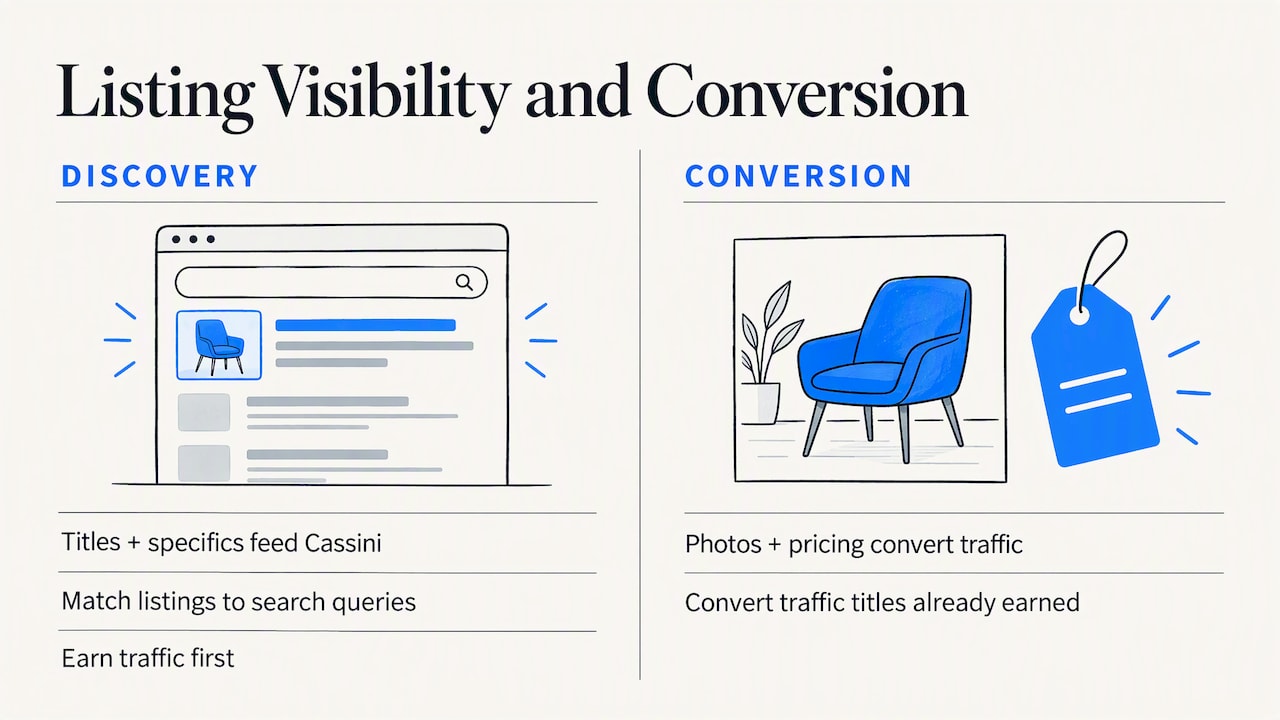 What matters most once a listing is live — overview diagram